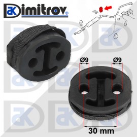 Тампон ауспух Alfa Romeo 147 156 Brera GT Spider Citroen Jumper Fiat Ducato Croma Punto Peugeot Boxer